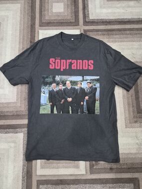 The Sopranos Graphic Tee - Men’s Black Crewneck Shirt